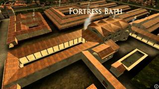 Animation of ancient Roman Fort in Caerleon Wales [upl. by Aytak]