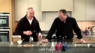 How to make a frappé coffee using an aerolatte milk frother [upl. by Anelra]