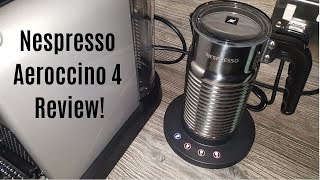 Nespresso Aeroccino 4 Milk Frother Review  Worth upgrading from the Aeroccino 3 [upl. by Eppes]