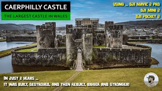 Caerphilly Castle  The Largest in Wales 2nd in Britain [upl. by Emelun]