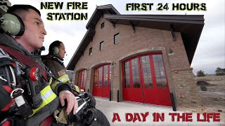 First 24 Hours in a New Fire Station  A Day in the Life [upl. by Noled]