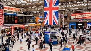 A Walk Through The London Victoria Station London England [upl. by Hynes]