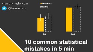 Ten Statistical Mistakes in 5 Min [upl. by Bilek]