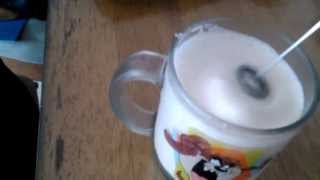 Aerolatte Review Frothing Cold Milk In Under 1 Minute [upl. by Nirehtak978]